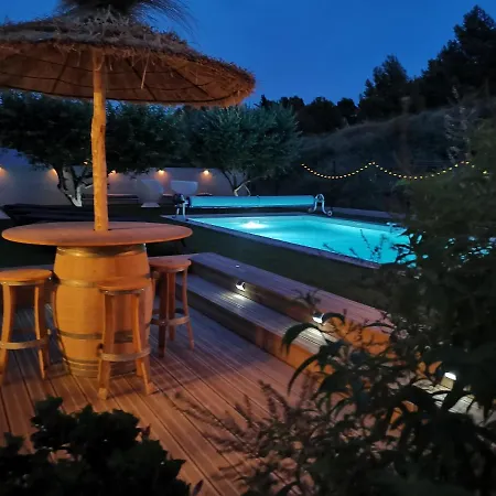 Maison L'inattendu Avec & Piscine Privatifs Moussan